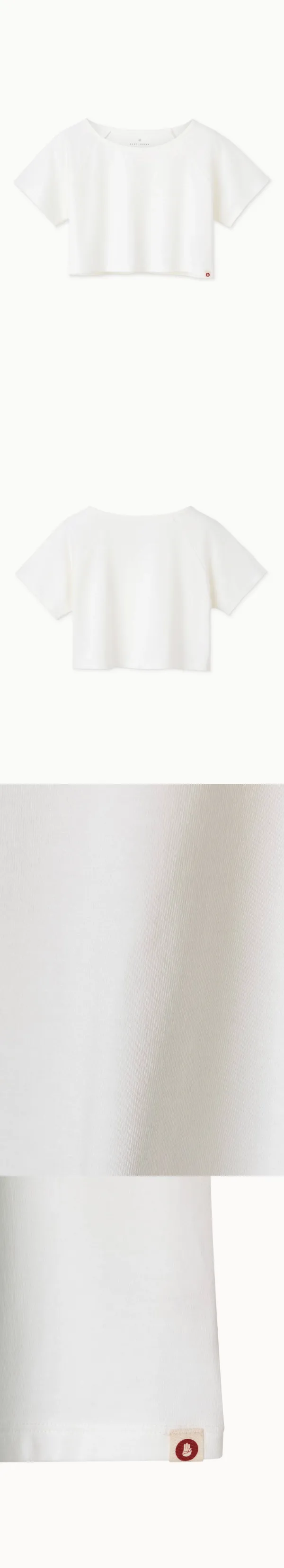 Belly short sleeve_Star White