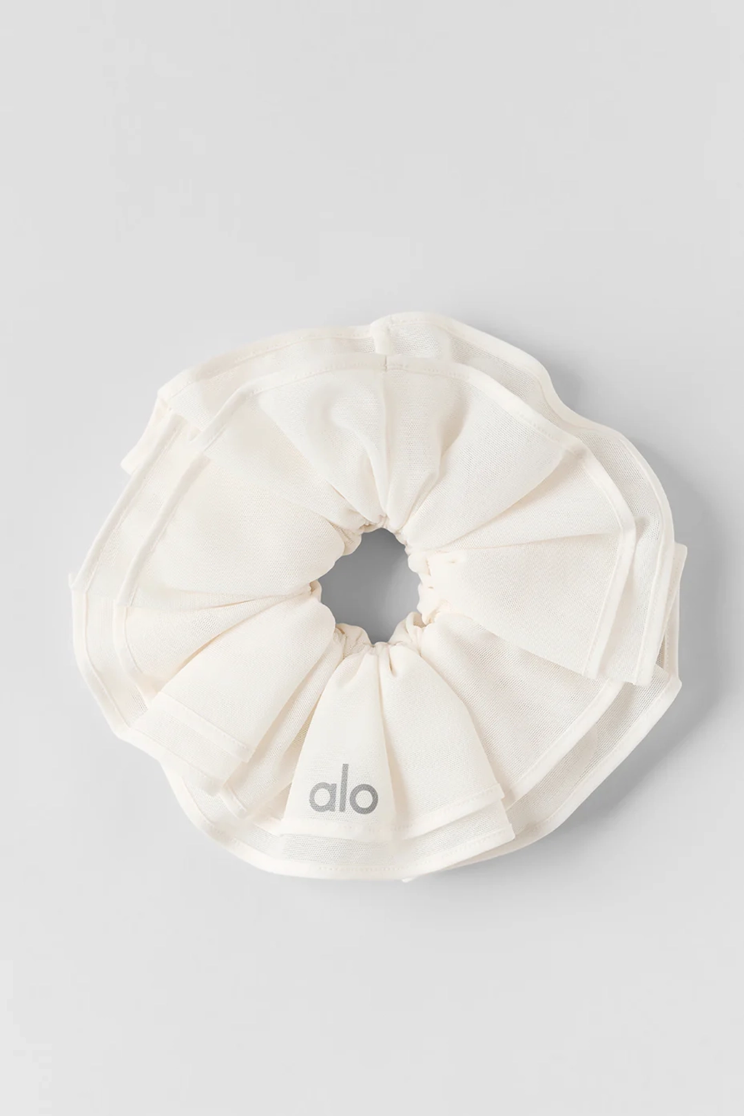 알로요가 Mesh Sweet Nothing Oversize Scrunchie - Ivory 상품 이미지 2