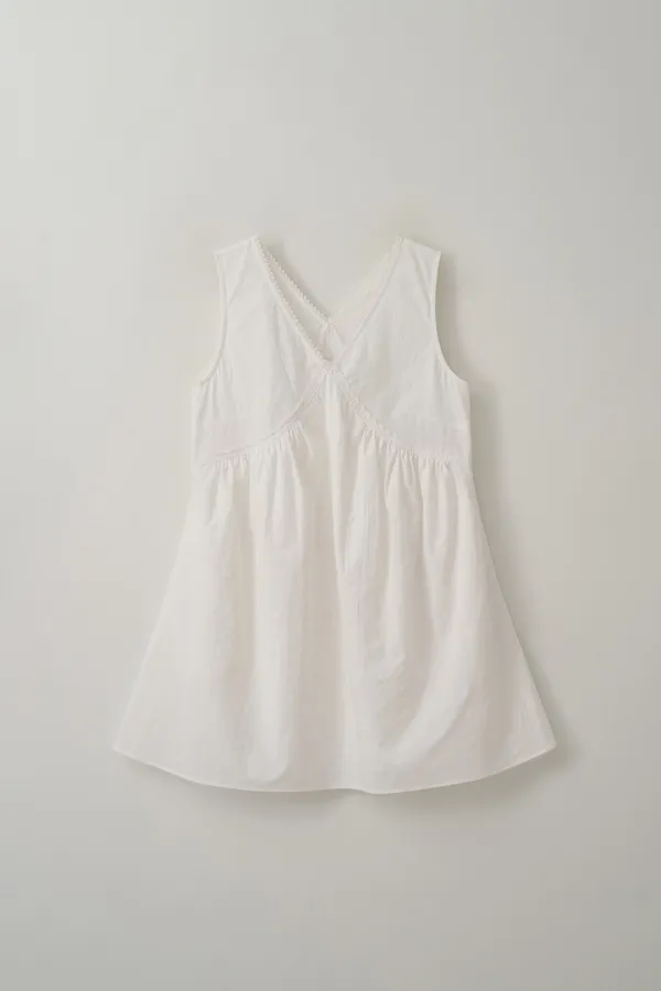 [5차]claire cotton mini dress_white