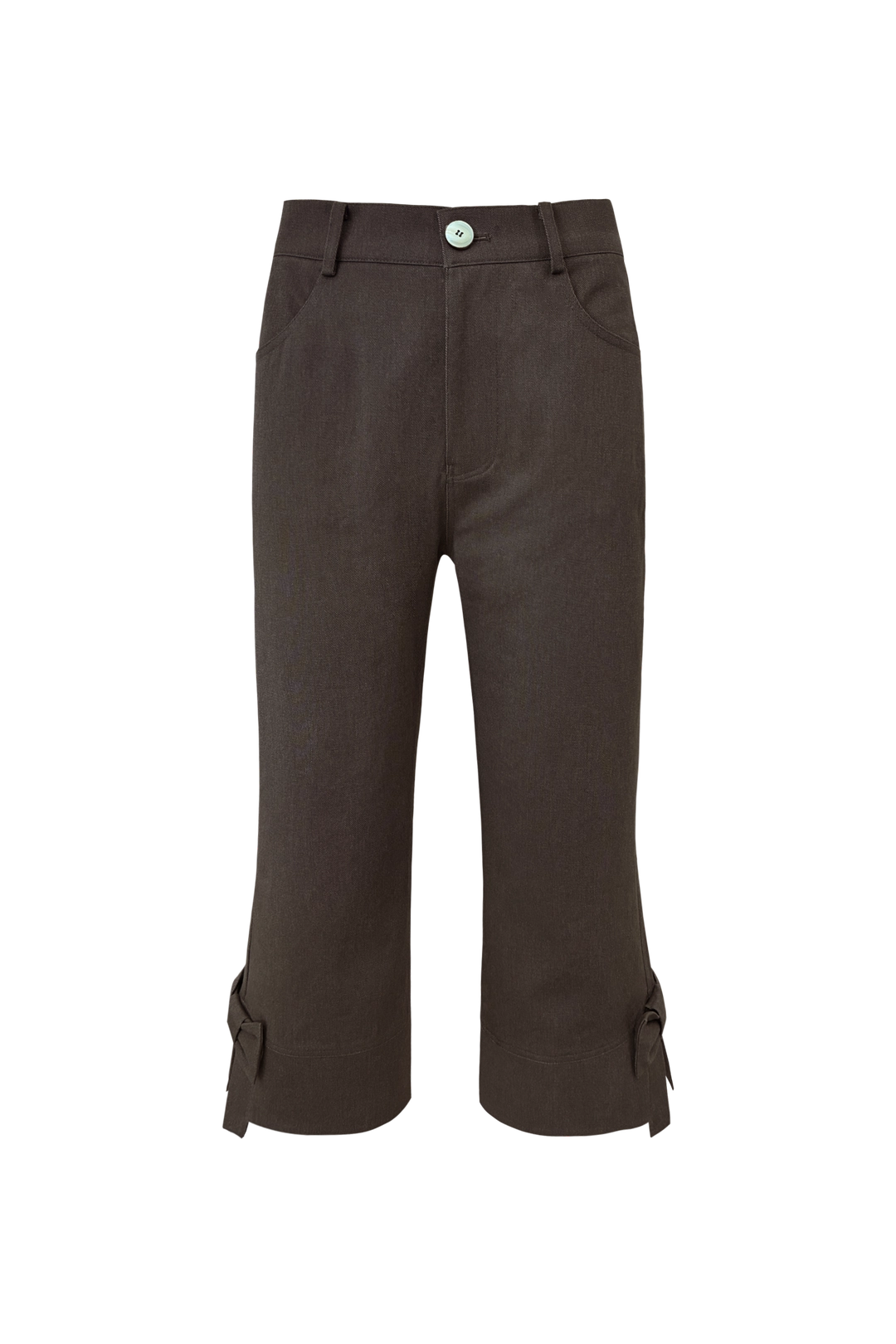 체메씨 BOW CAPRI PANTS (BROWN) 상품 이미지 1