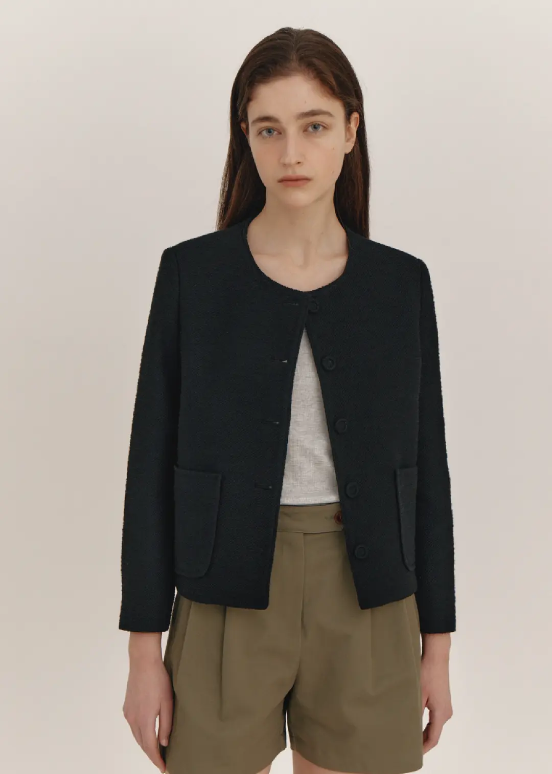 더라이 Classic Tweed Jacket(Black) 상품 이미지 2