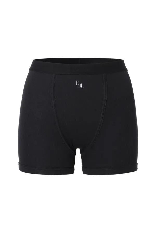 Rib logo boxer brief