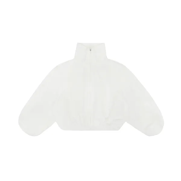 Balloon Sleeve Windbreaker (cloud white)