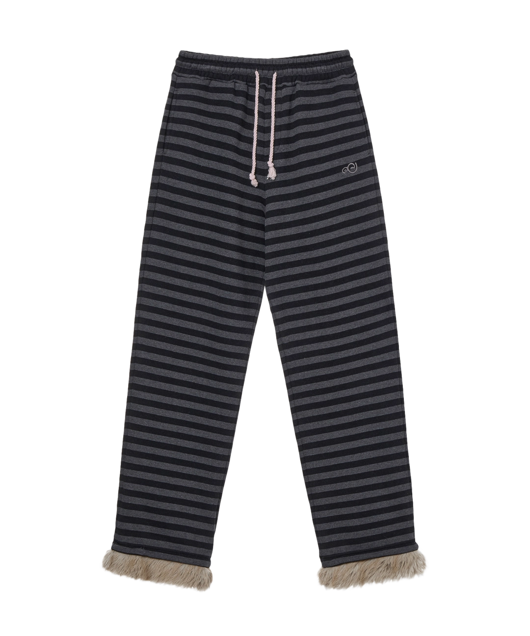 에이이에이이 STRIPE FUR SWEATPANTS [CHARCOAL] 상품 이미지 2