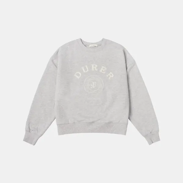 SITP5181 DURER 헤리티지 자수 맨투맨_S\'est passee(쎄빠쎄)_Melange gray