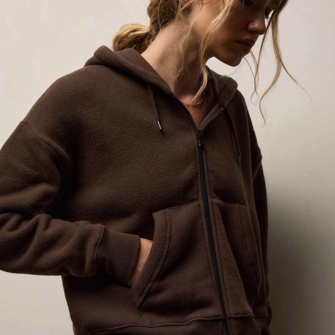 제임스펄스 Cozy Fleece Zip Hoodie - Porcupine 상품 이미지 2