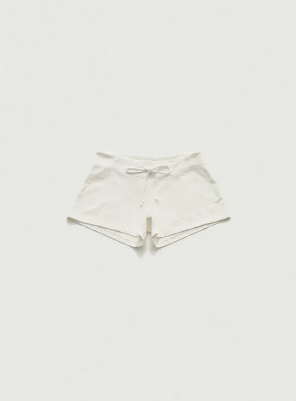 2-Pack Drawstring Cotton Mini Shorts