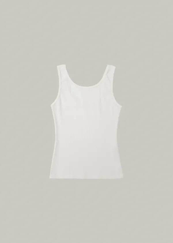 ribbed back sleeveless (3color)