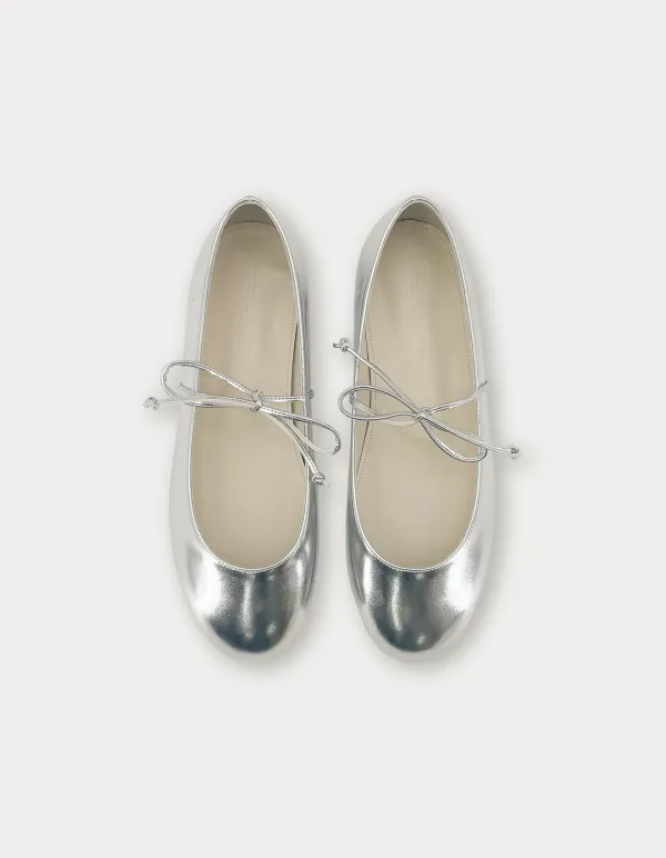 Macaron Ribbon Flat - Silver