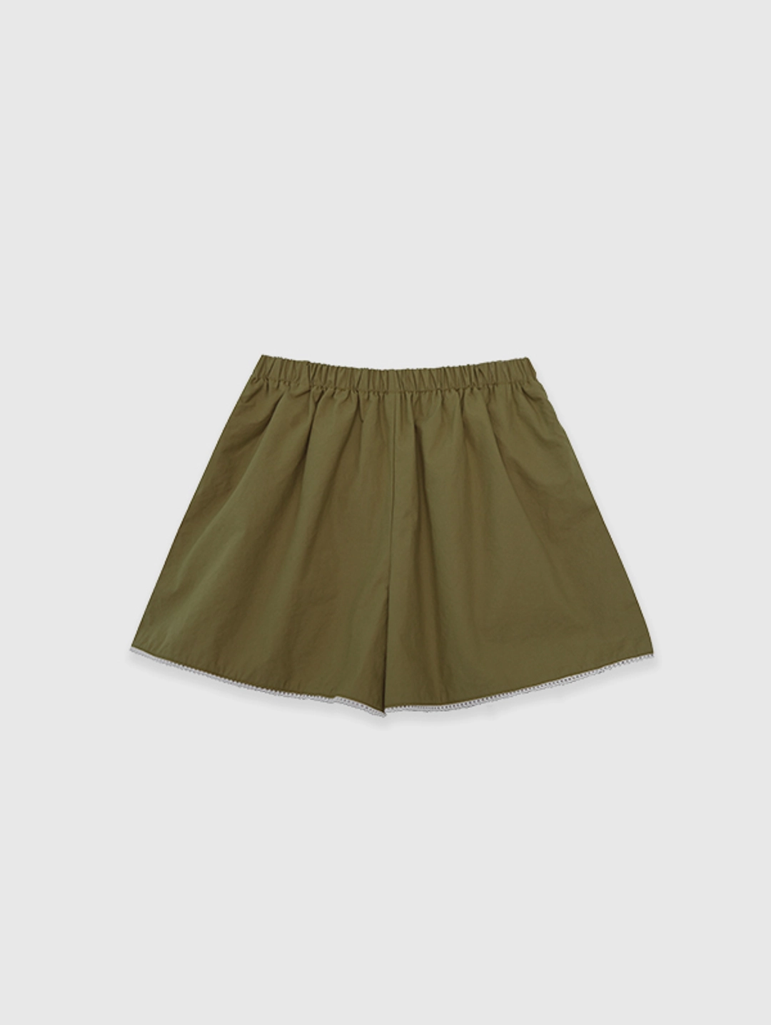 ESSENTIAL LACE SHORTS (OLIVE)