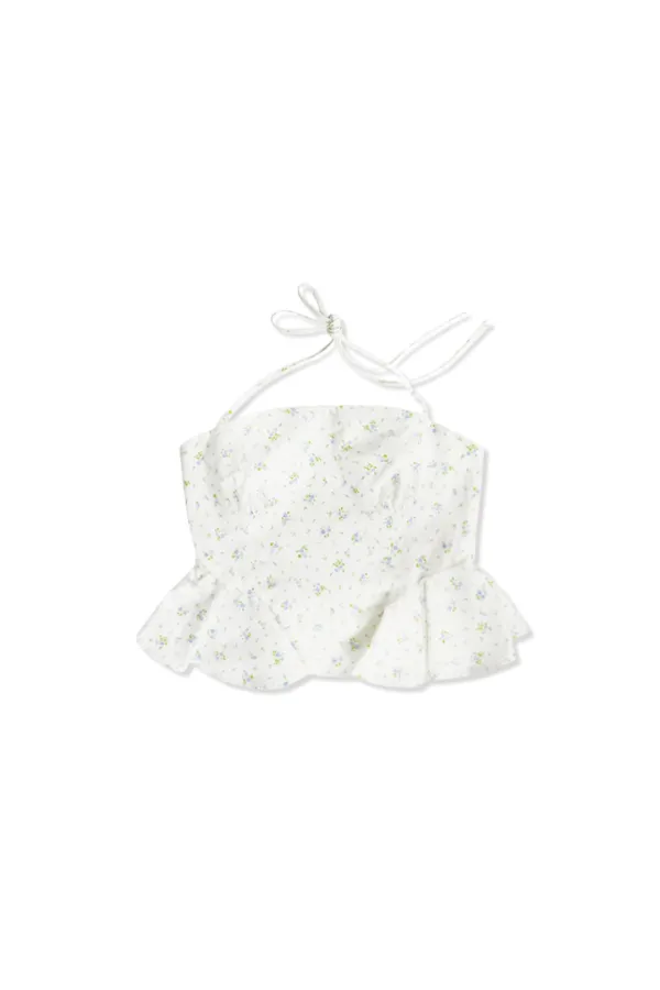 Flower cotton sleeveless