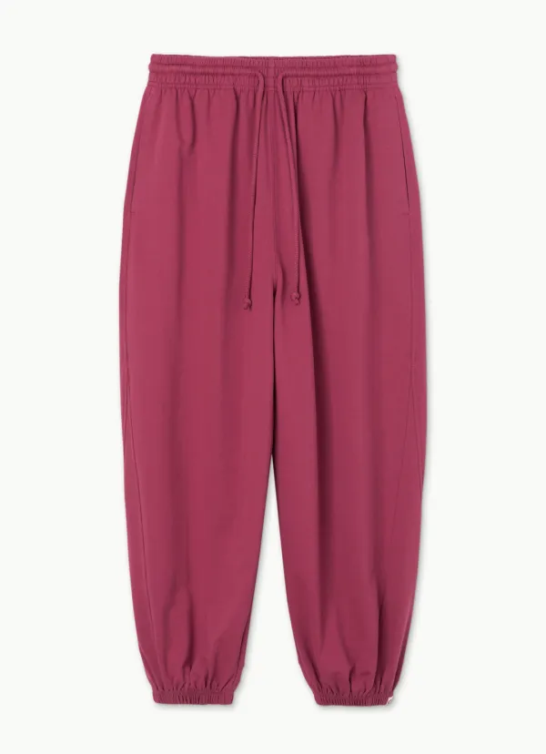 [Re-Stock] Diagonal jogger pants (Zurry ver.) (Unisex)_Red Bud