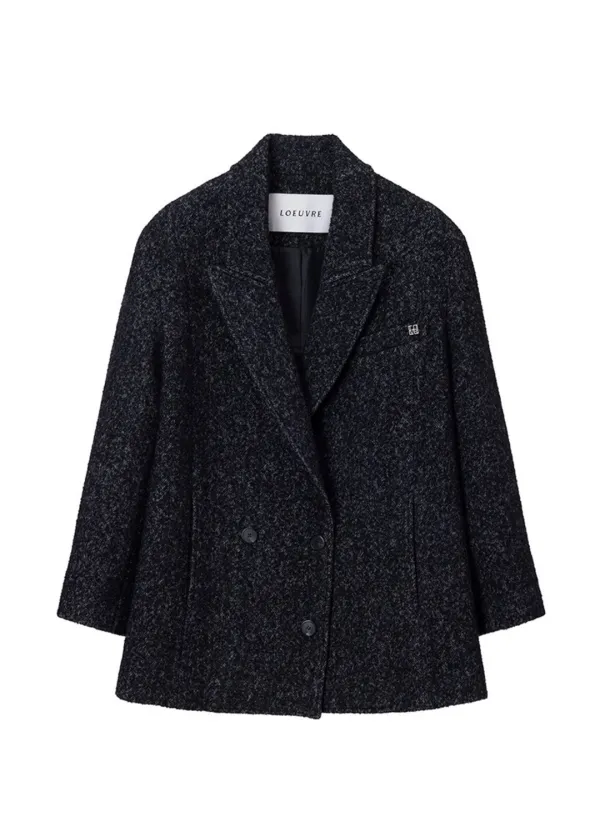 Wool Oversized Double Jacket SW5WJ409-9E