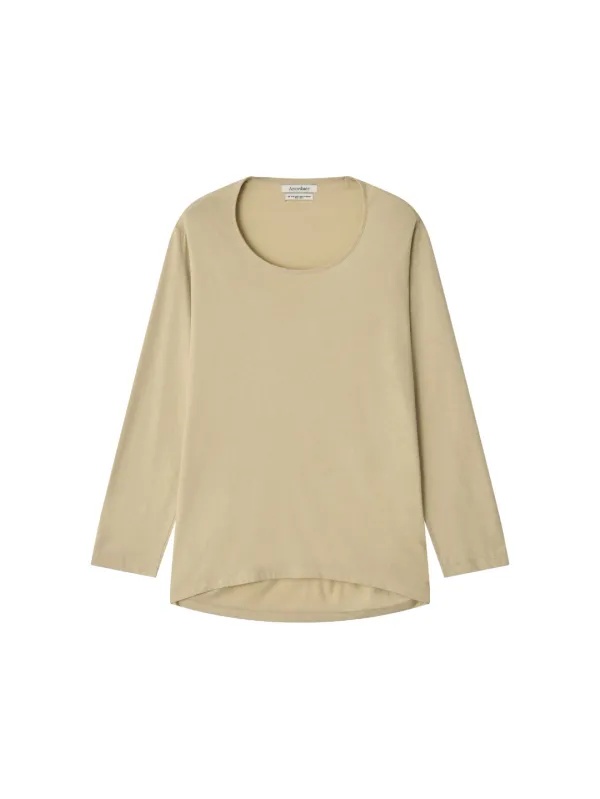 Fluid O-Neck - Nude