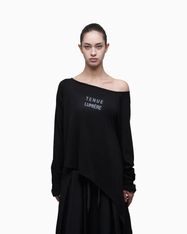 TENUE FLARED LONG SLEEVE  BLACK