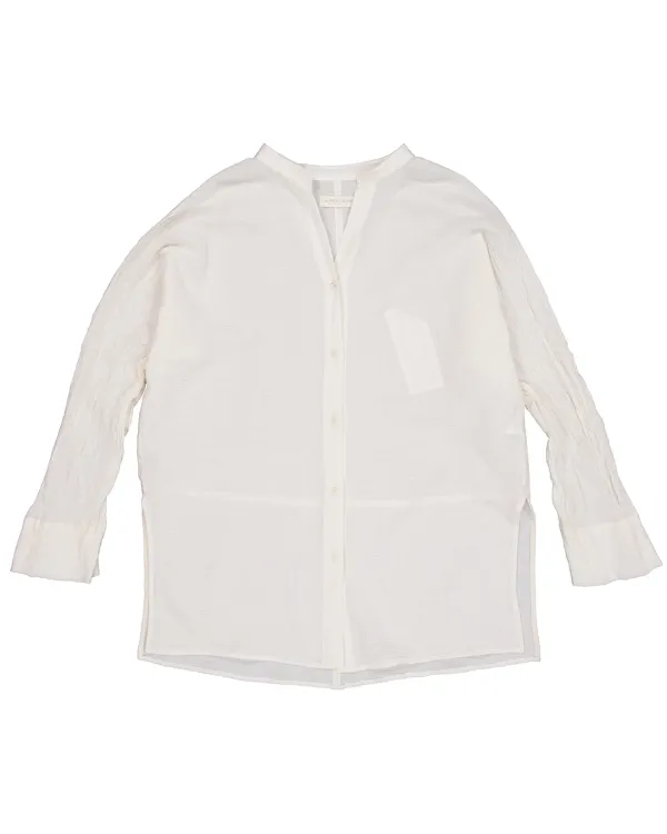 milly cotton blouse (ivory)