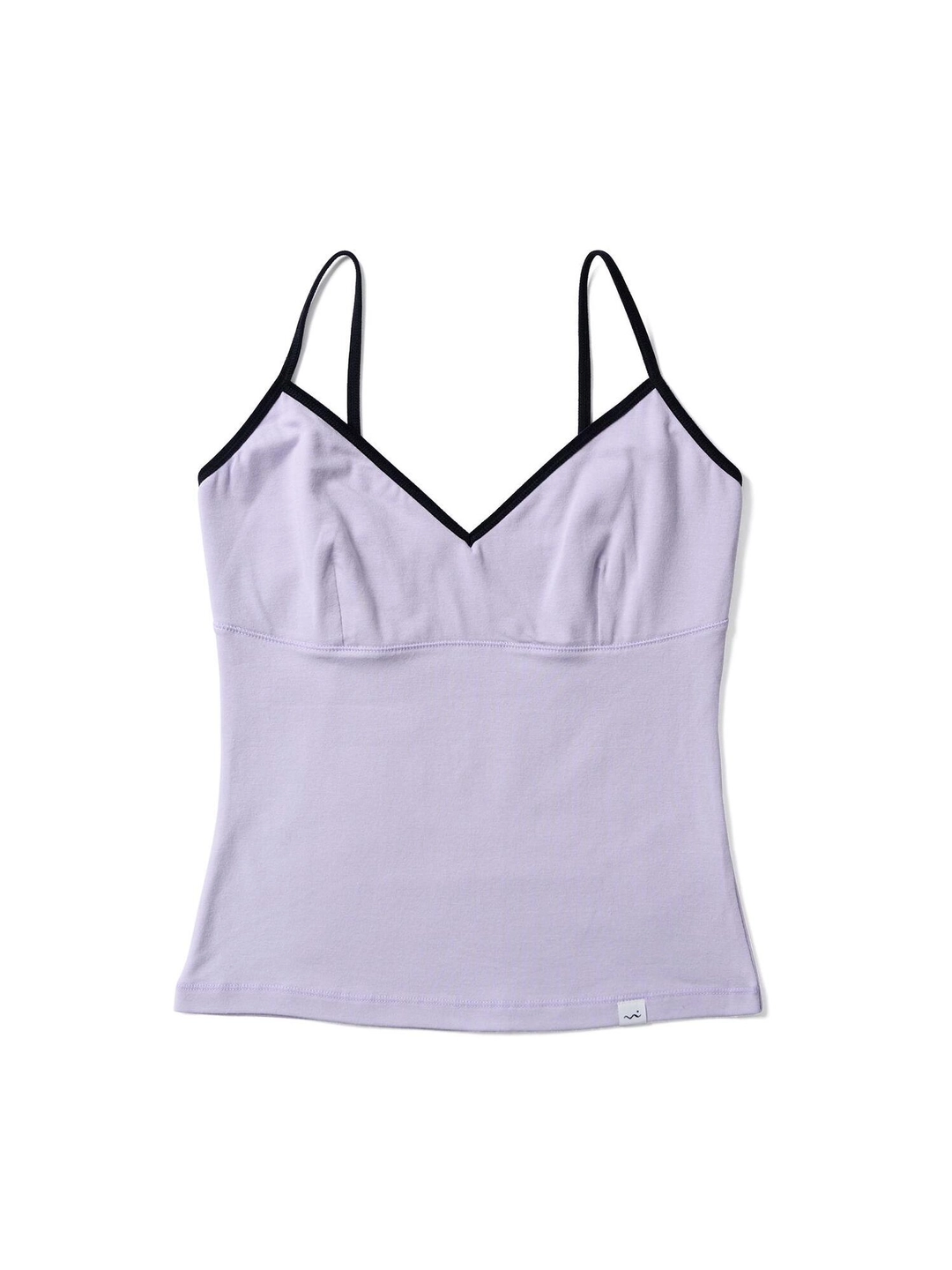 포에브 Velvet Strap Sleeveless Top - Lavender 상품 이미지 3