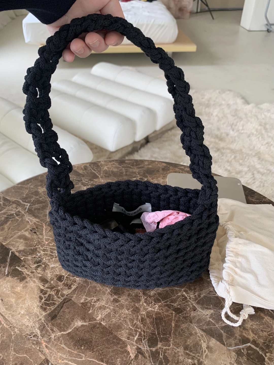 르벙드 cordon bag(black) 상품 이미지 2