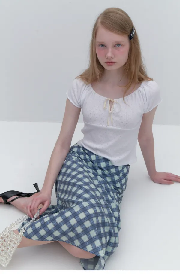 Jacquard Top (White)