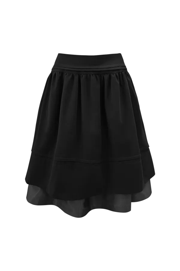 SHY LAYER SKIRT (BLACK)