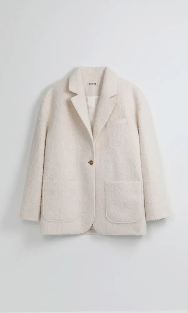 [10/26 예약배송] Lovely Half Jacket_Cream