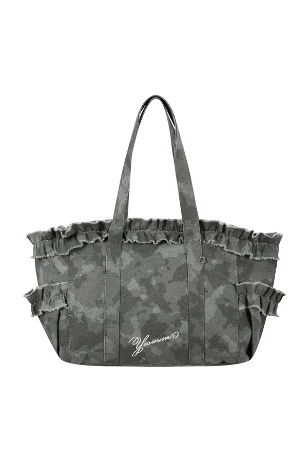 7/24 예약배송 camp frill bag (vintage camo)