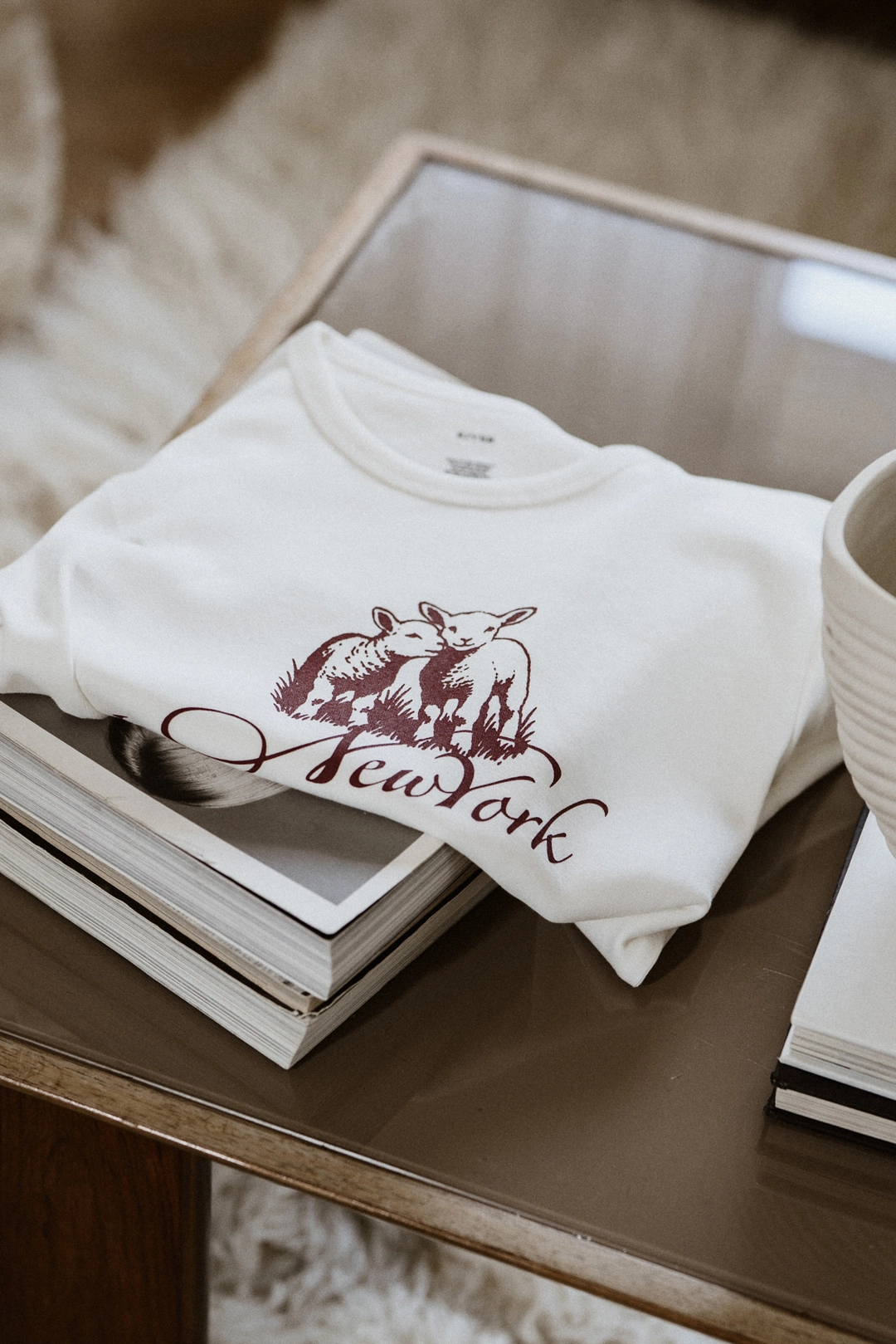 스앨더 32445_New York Lamb Baby Tee 상품 이미지 2