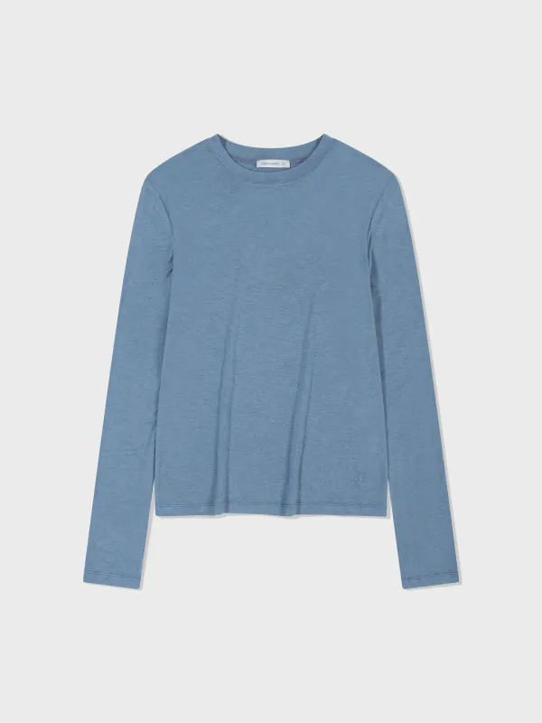 Lc Wool Jersey T-Shirt_Blue