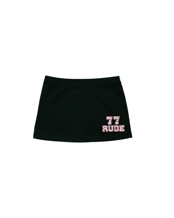 MINI SKIRT, BLACK