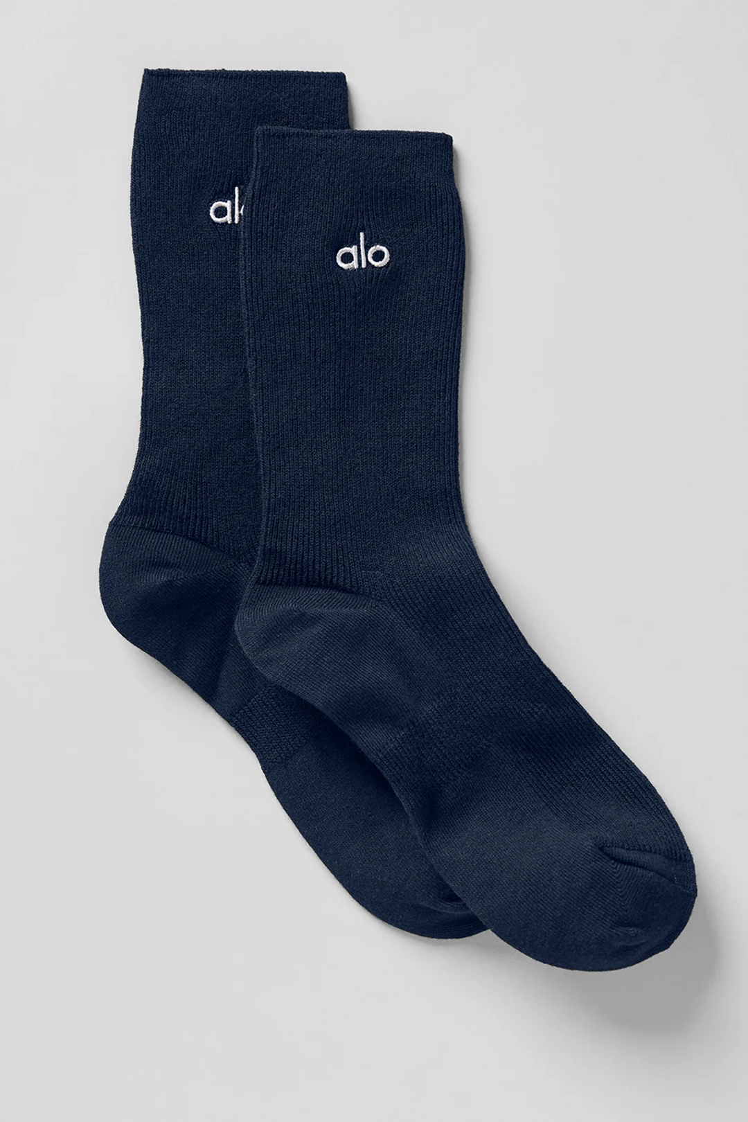 알로요가 Unisex Half-Crew Understated Sock - Navy 상품 이미지 1