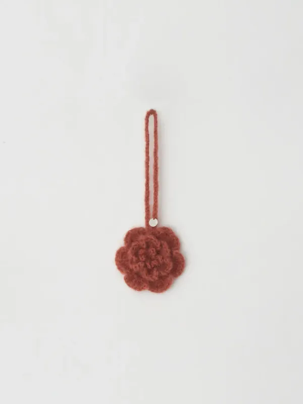 floral keyring(orange)