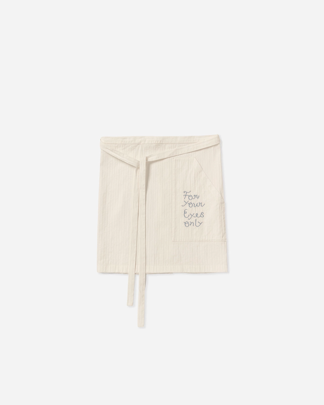 포유어아이즈온리 FYEO Lettering Stripe Half Apron 상품 이미지 1