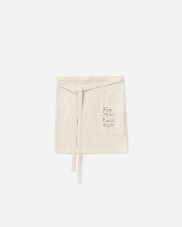 FYEO Lettering Stripe Half Apron