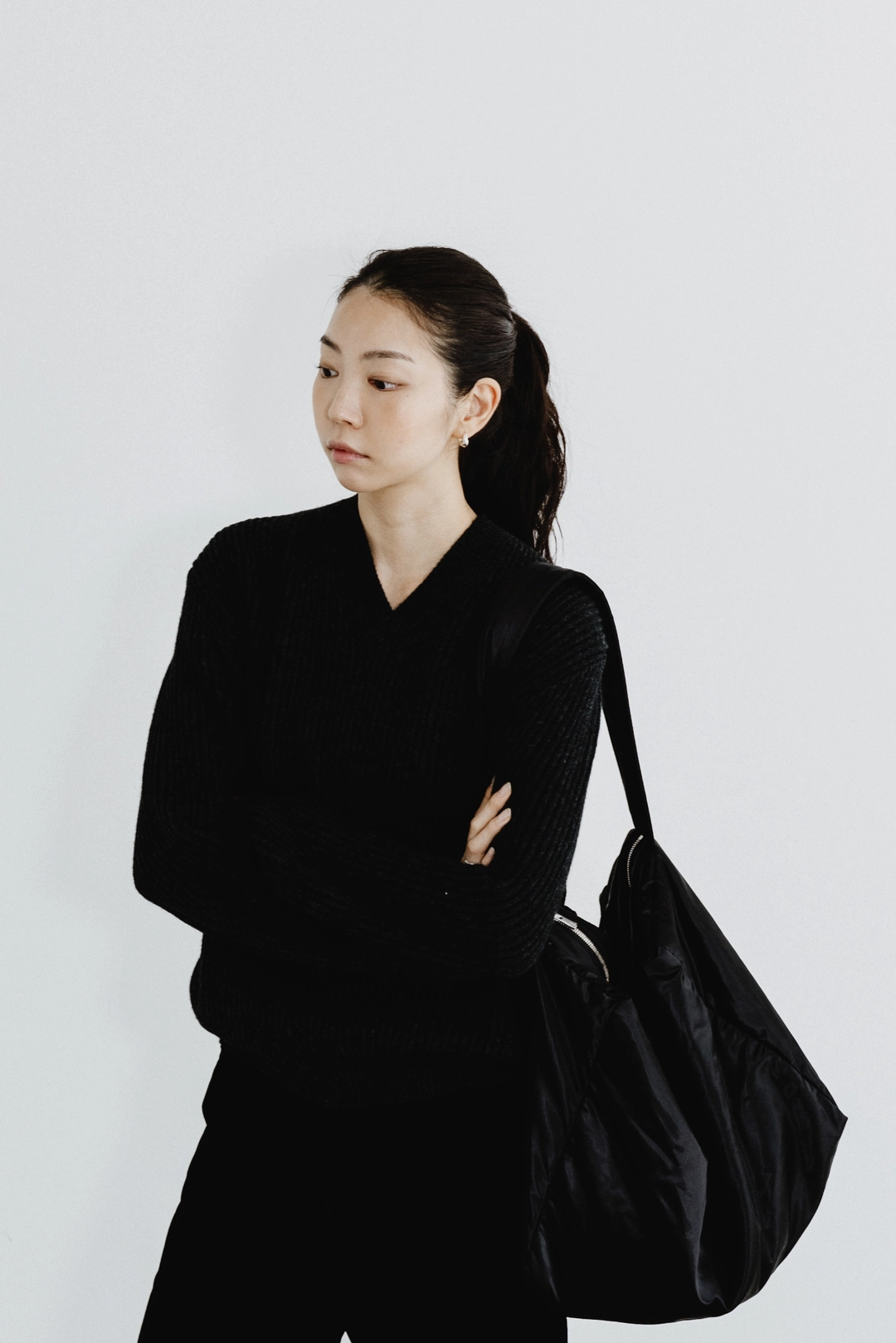 스앨더 26189_Black wide bag [dh] 상품 이미지 2