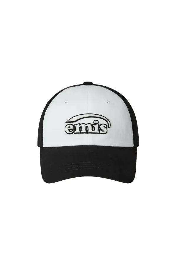 DUAL PANEL BALL CAP-BLACK