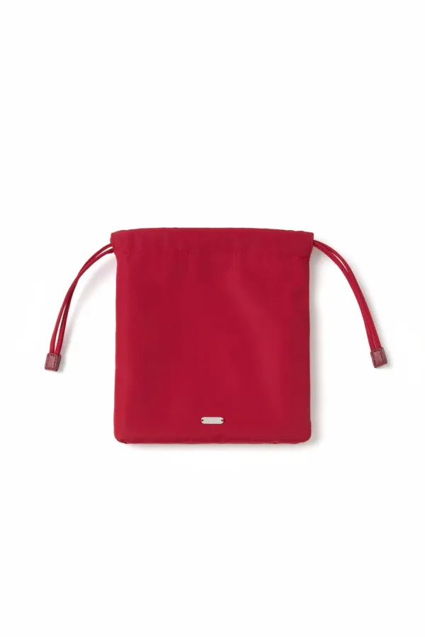 Nylon Snack Pouch Red