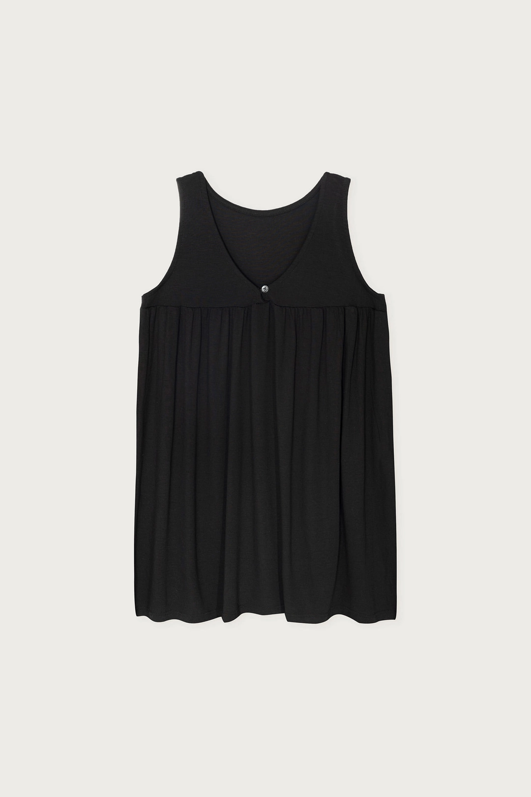페스토 SHIRRING SLEEVELESS TOP BLACK 상품 이미지 1