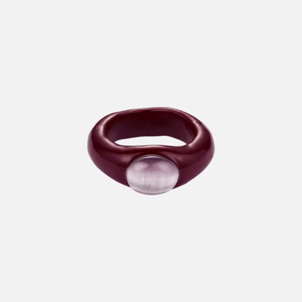 illusion ring-wine