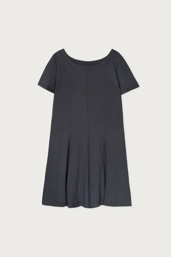 NANA DRESS DEEP RED BEANS