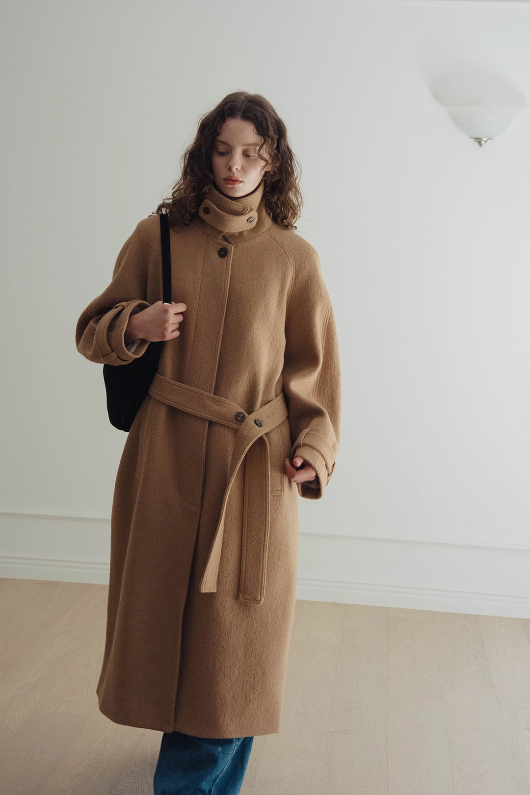 샤드라마 MELLOW WOOL BALMACAAN COAT [CARAMEL BEIGE] 상품 이미지 2