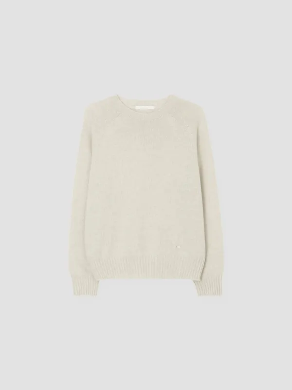 CASH MERINO WOOL ROUND KNIT_OATMEAL_OE3C2CKN90OTM