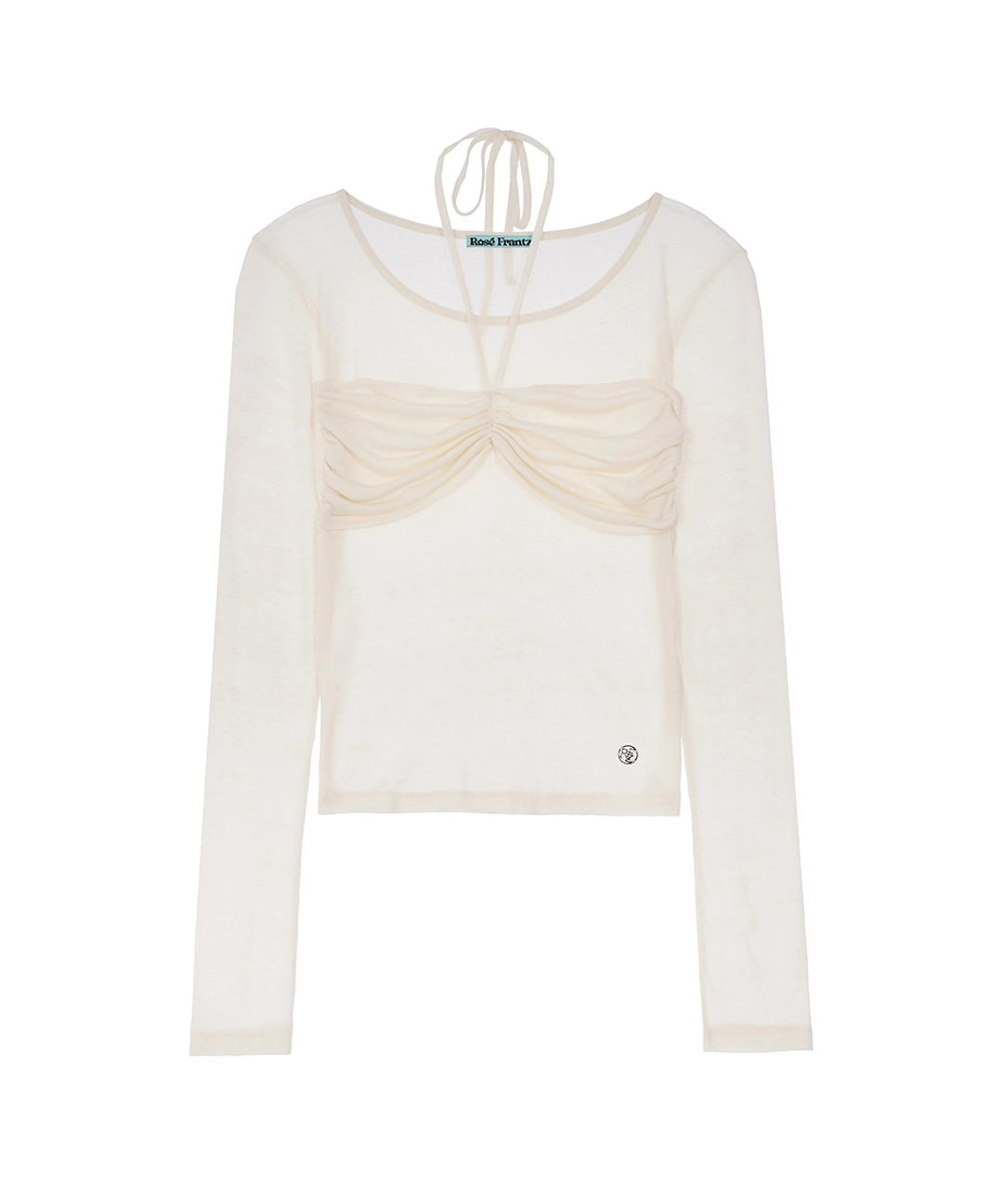 로제프란츠 Shirring Halter Long Sleeve [Ivory] 상품 이미지 1