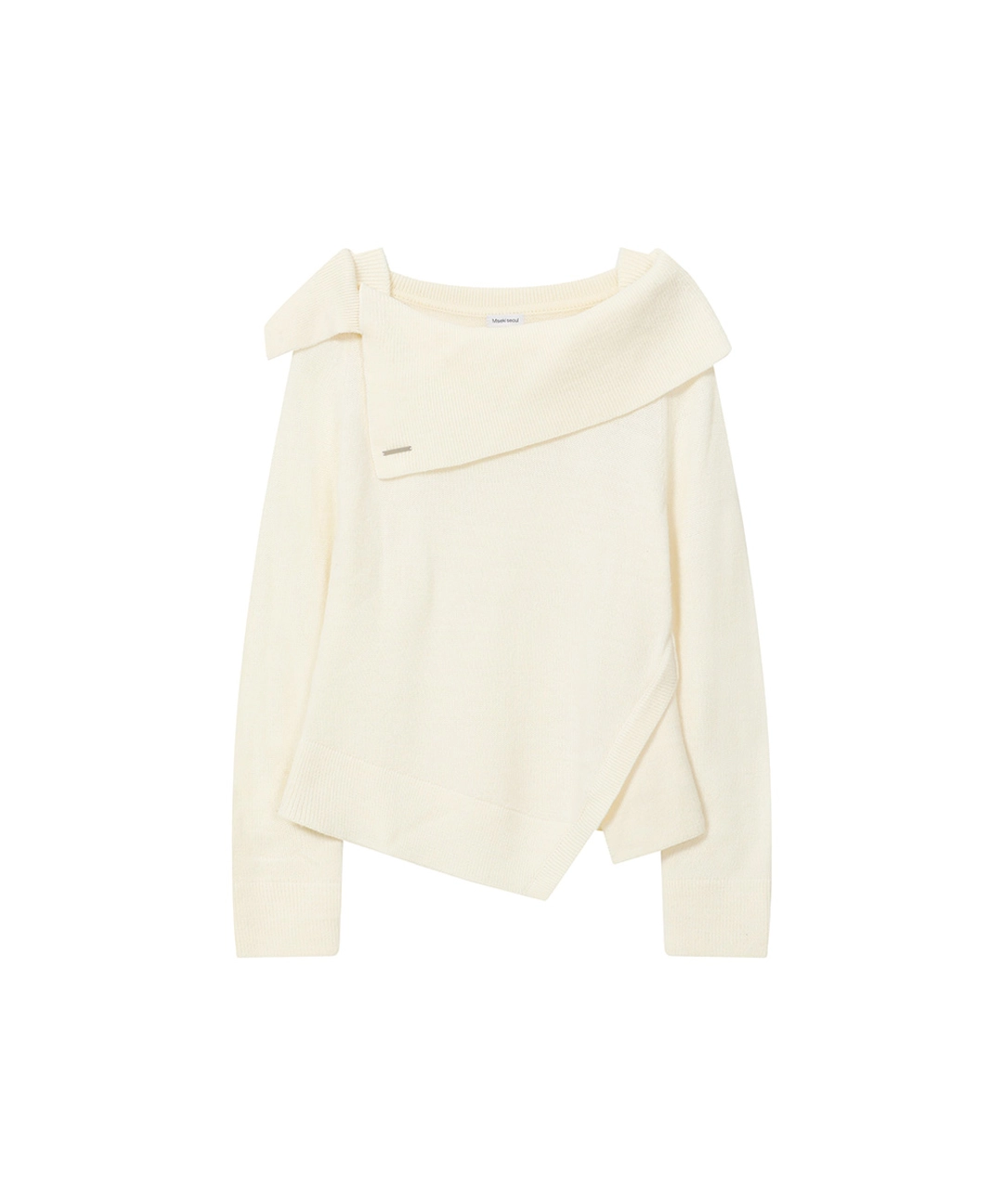 미세키서울 Folding layered knit IVORY 상품 이미지 2