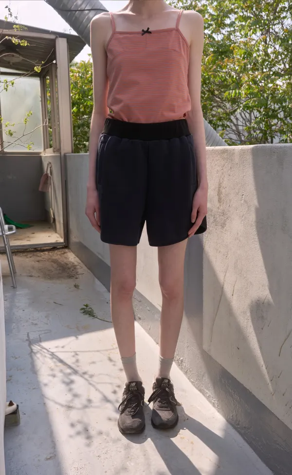 363. French Terry Shorts _ Navy