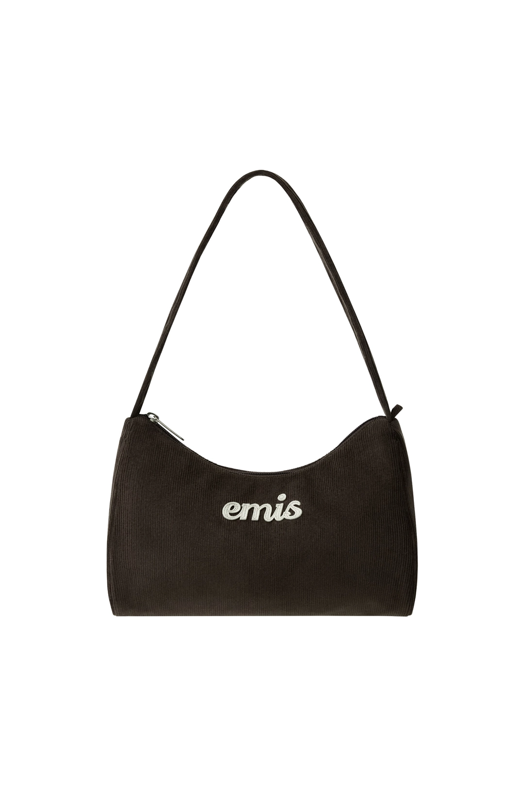 이미스 CORDUROY APPLIQUE HOBO BAG-BROWN 상품 이미지 3