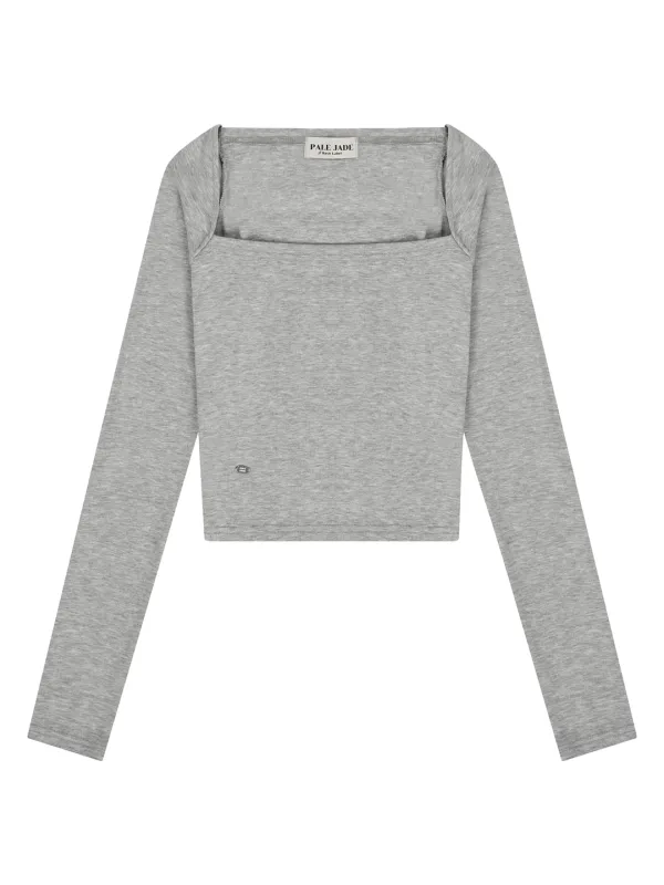 Organic Deep Square Neck - Long Sleeve
