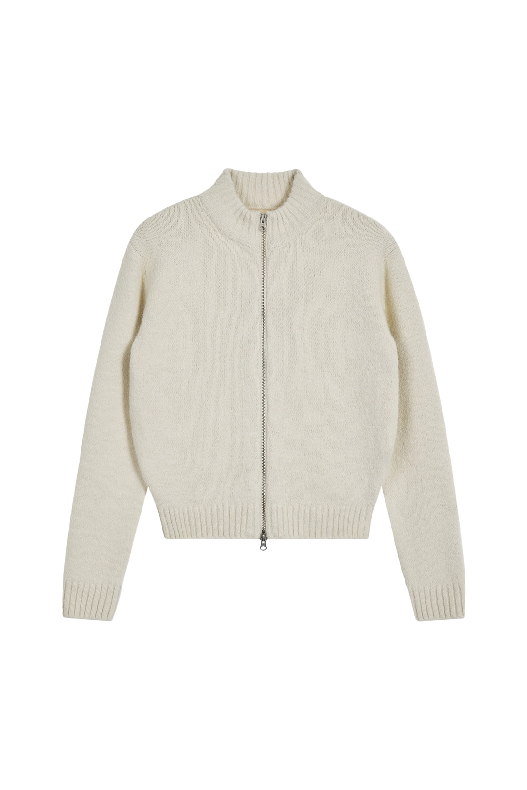 이미스 (W) HEART LOGO ZIP CARDIGAN-IVORY 상품 이미지 3