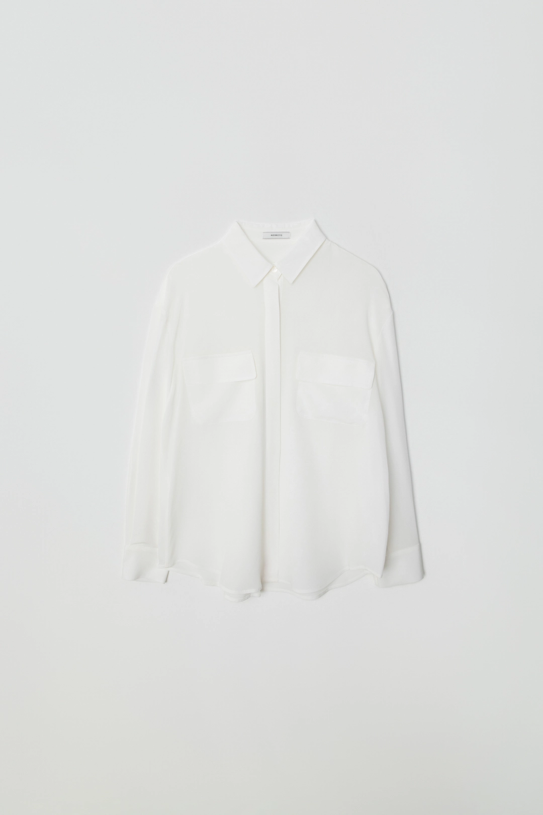 유메르 Ciel 100% Silk Shirt 상품 이미지 1