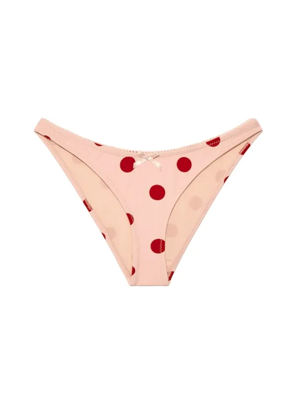 BLUSH HIGH CUT BIKINI BOTTOM (RASPBERRY PIE)