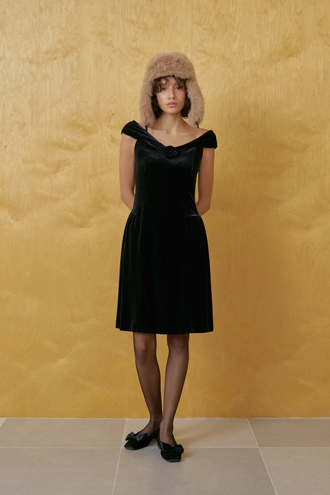 위드아웃썸머 Holiday velvet dress 상품 이미지 2